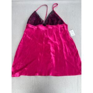 NWT Linea Donatella Lingerie Lace top Hot PInk Barbiecore Bimbocore Girly